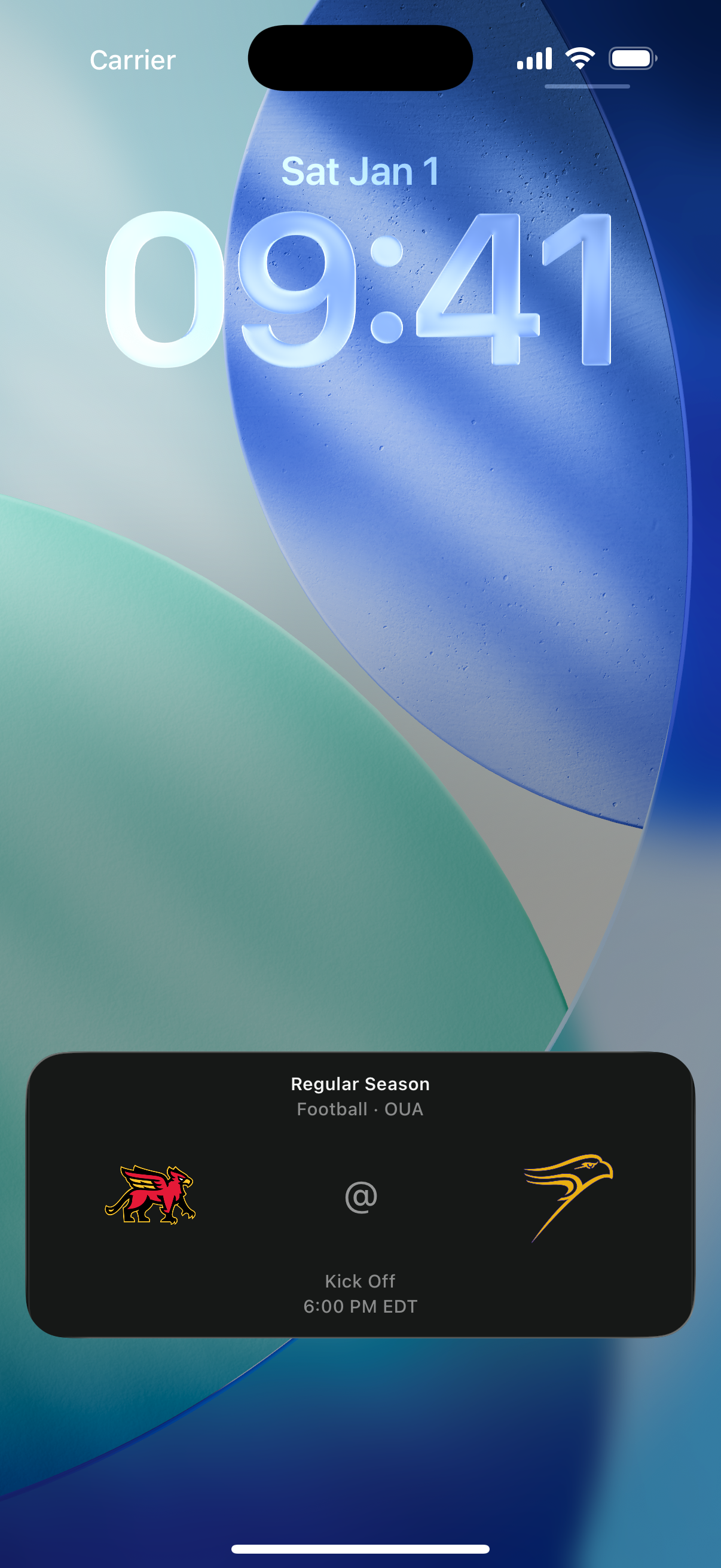 Live Activity screen